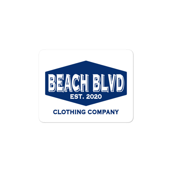 BEACH BLVD Hex Logo  sticker