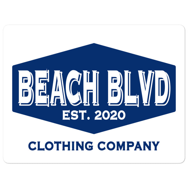 BEACH BLVD Hex Logo  sticker