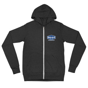 BEACH BLVD HexLogo Zip Hoodie Charcoal