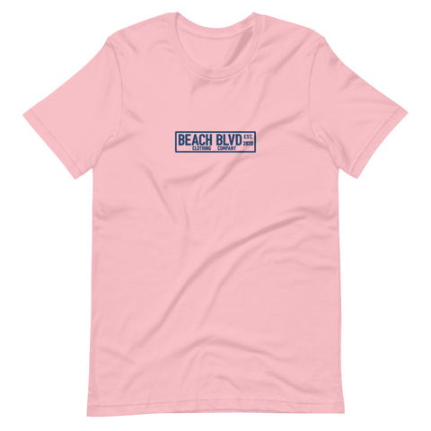 BEACH BLVD Signature Logo T-Shirt Berry