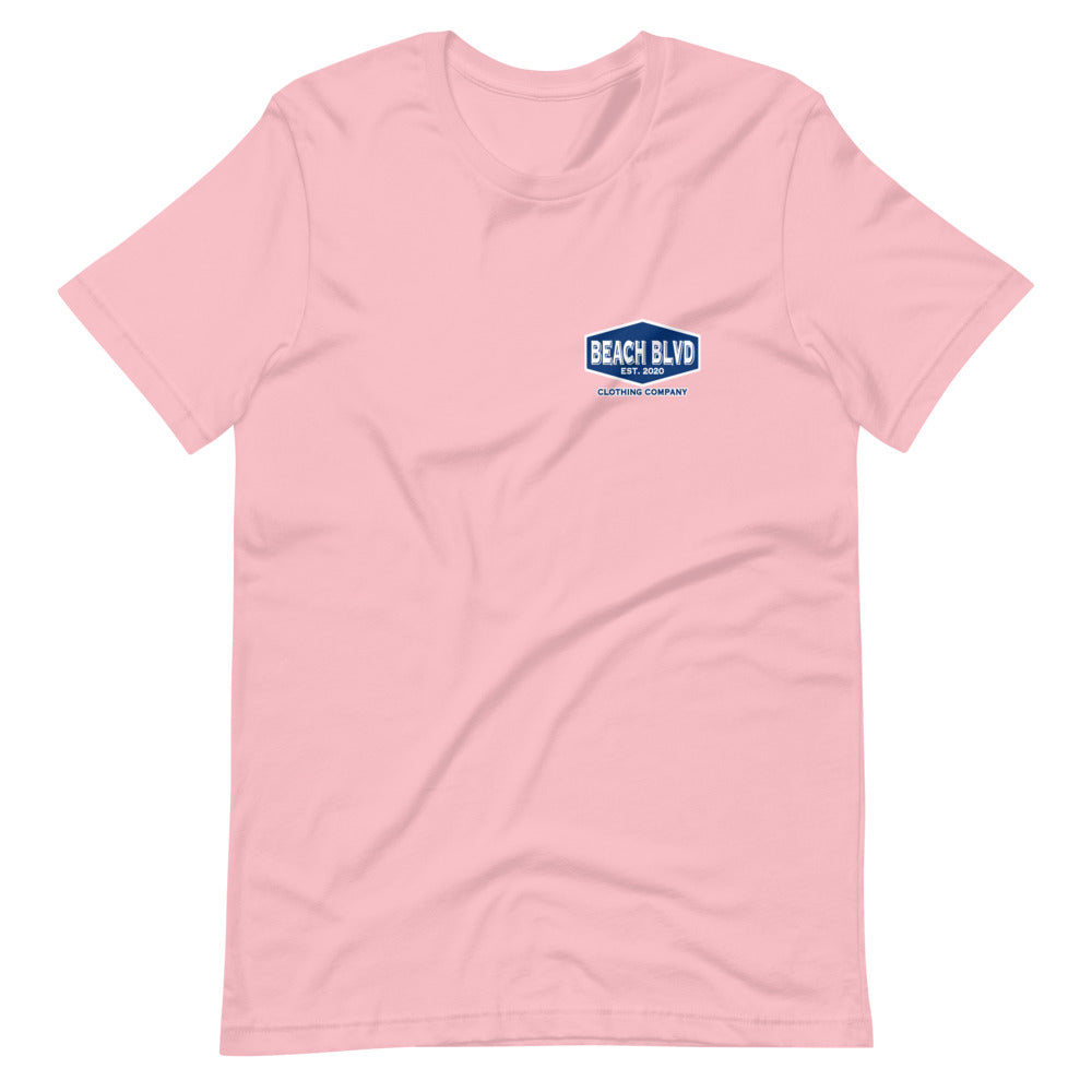 BEACH BLVD Hex Logo Tee Berry