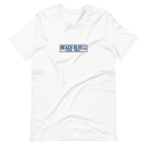 BEACH BLVD Signature Logo Tee White